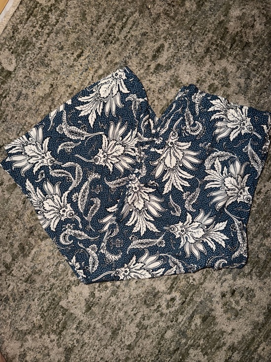 Pants - H&M Paisley Floral Print Wide Leg Flowy Pants